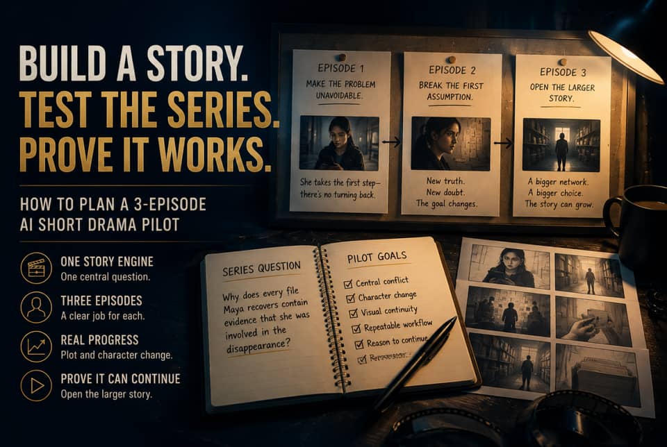 How to Plan a 3-Episode AI Short Drama Pilot