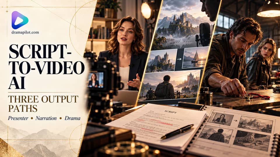 Script to Video AI: Match Your Script to the Right Output
