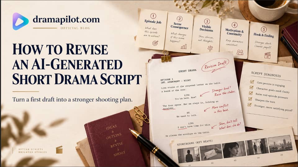 How to Revise an AI-Generated Short Drama Script