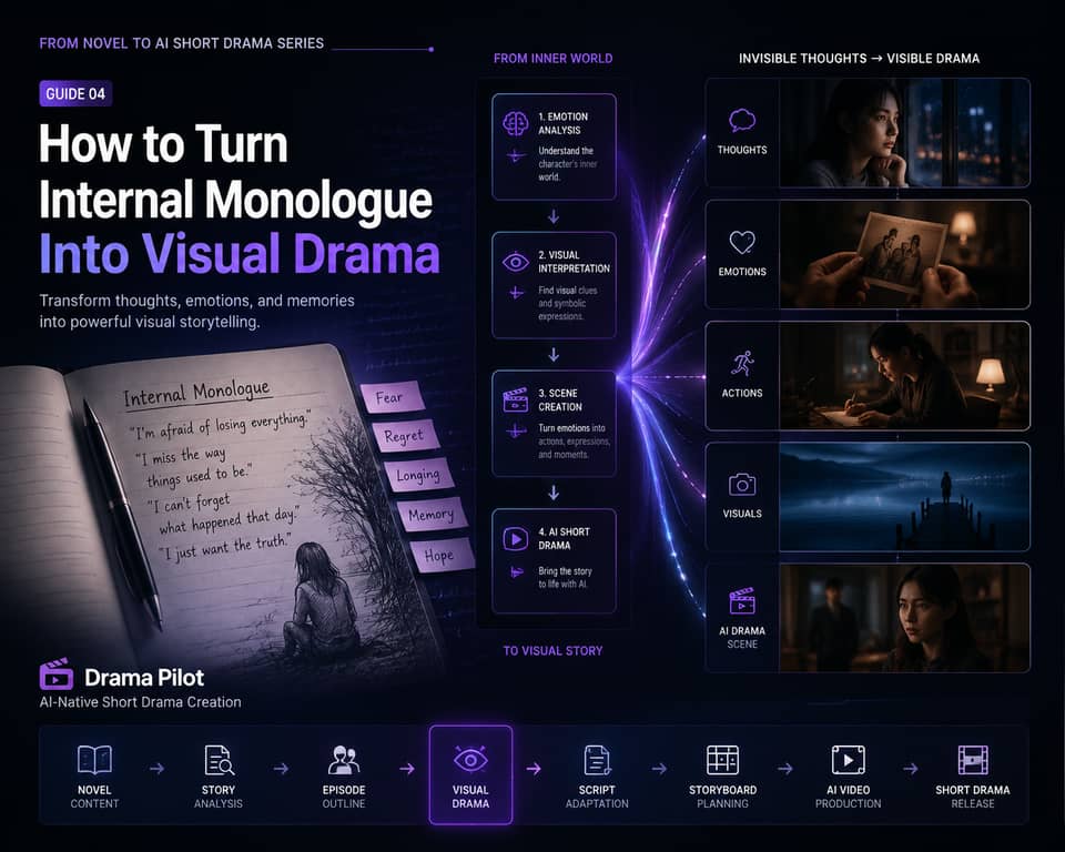 How to Turn Internal Monologue Into Visual Drama for AI Short Drama