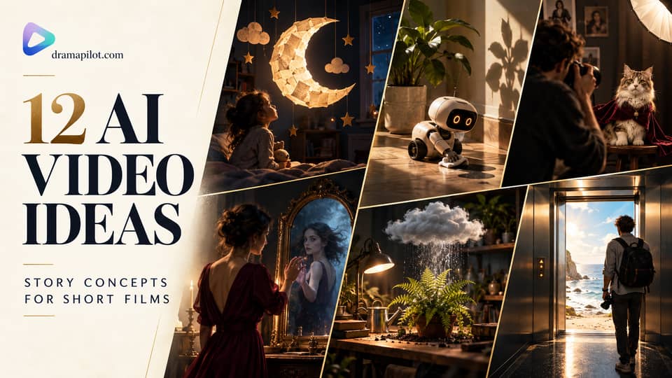 AI Video Ideas: 12 Story Concepts for Your Next Short Film