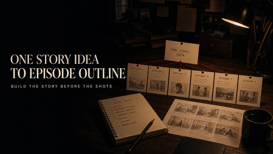 How to Turn One Story Idea Into an AI Short Drama Outline