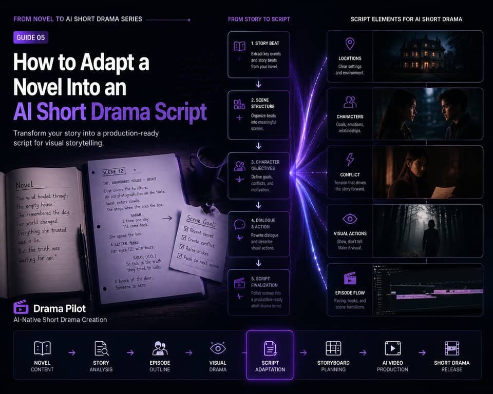How to Adapt a Novel Into an AI Short Drama Script
